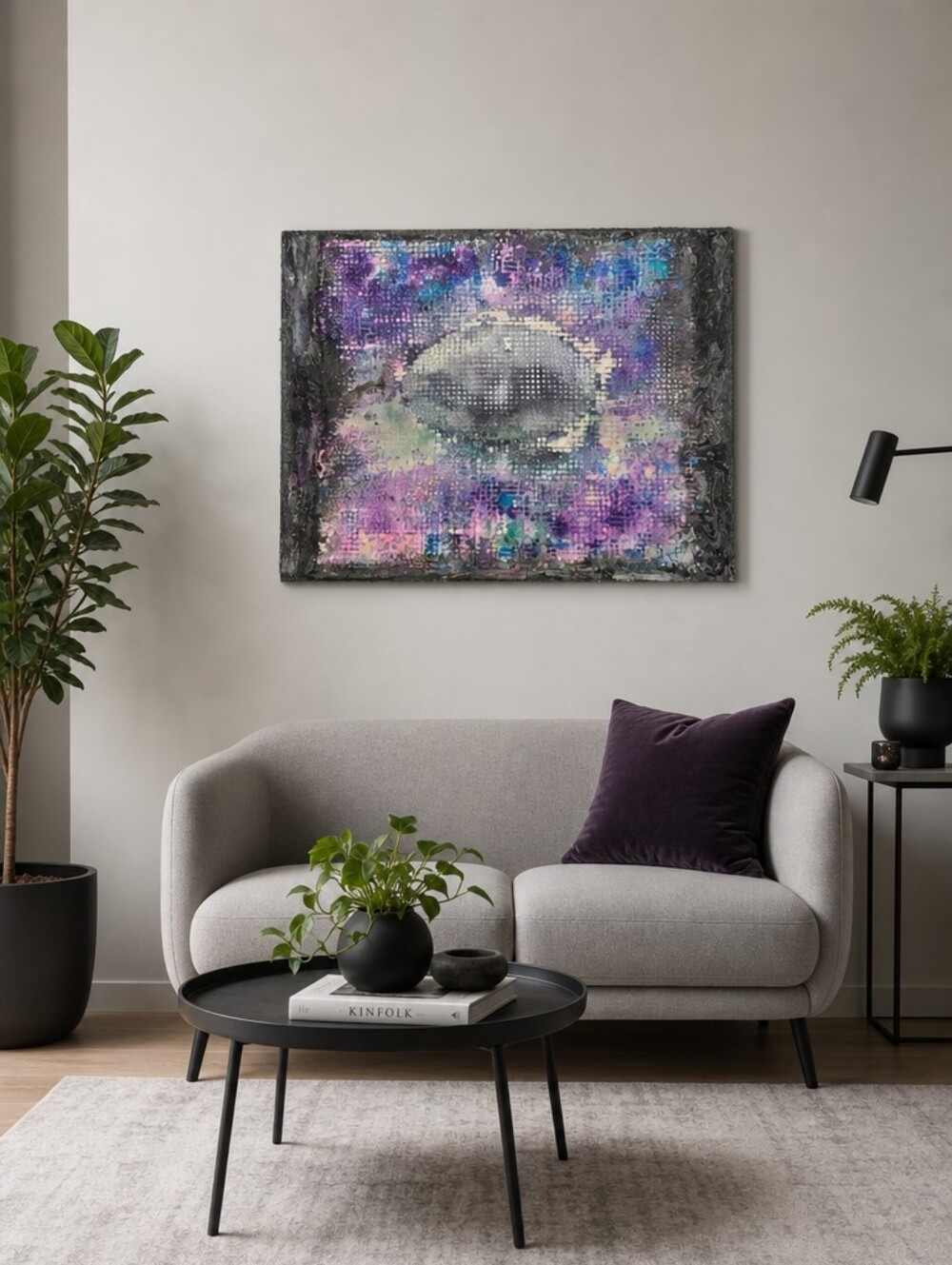HANDCRAFTED Abstract 3d Painting HANDMADE Artwork HANDPAINTED Wall Art Decor